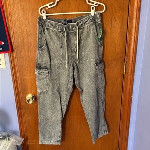 GAP Gray Straight Leg Jeans